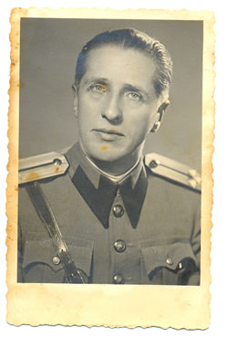 Josef Oblak in uniform